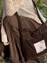 Falda midi vintage escalonada